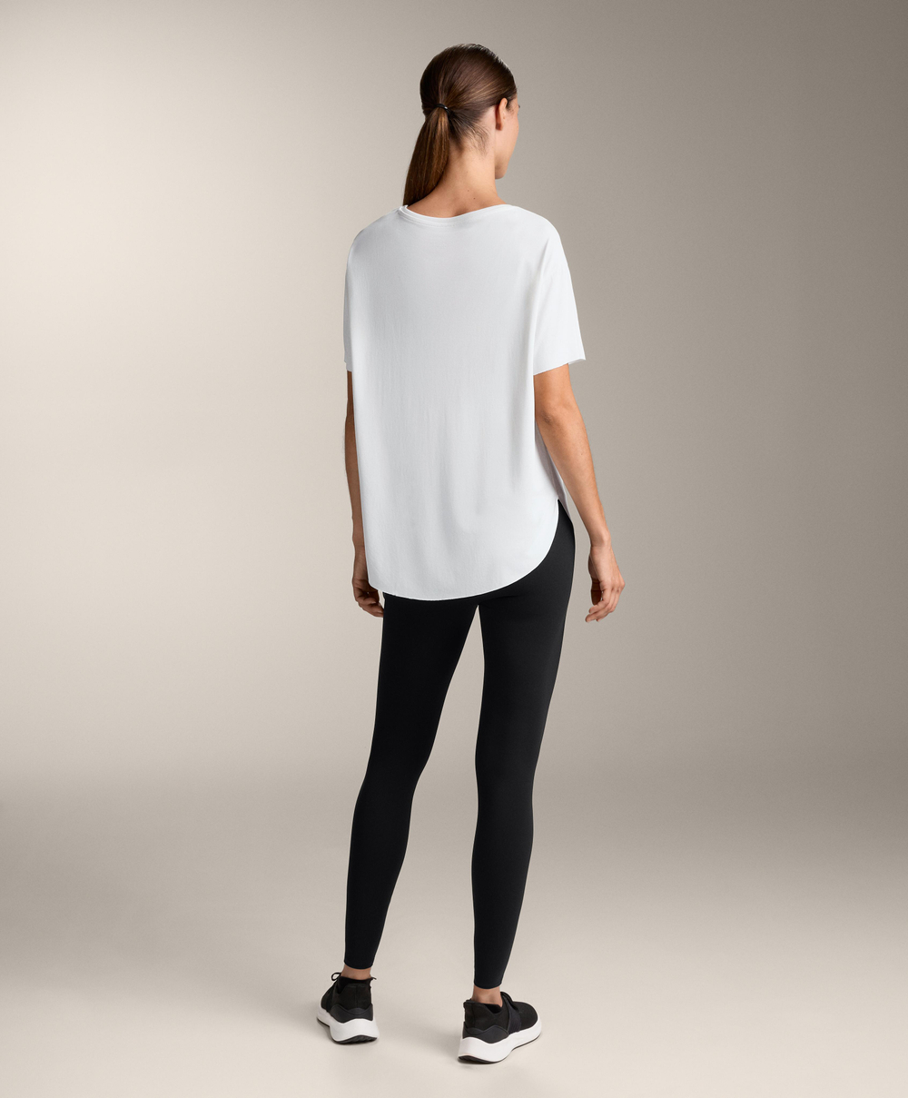 Oysho Футболка из модала с короткими рукавами, белый