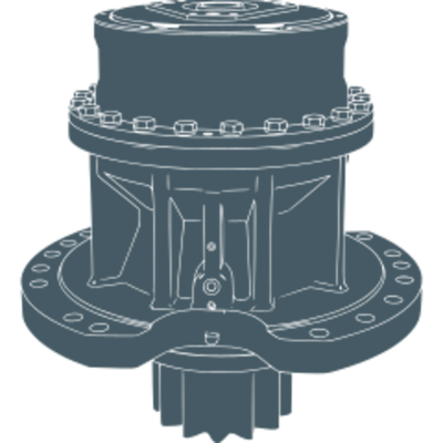 Редуктор поворота