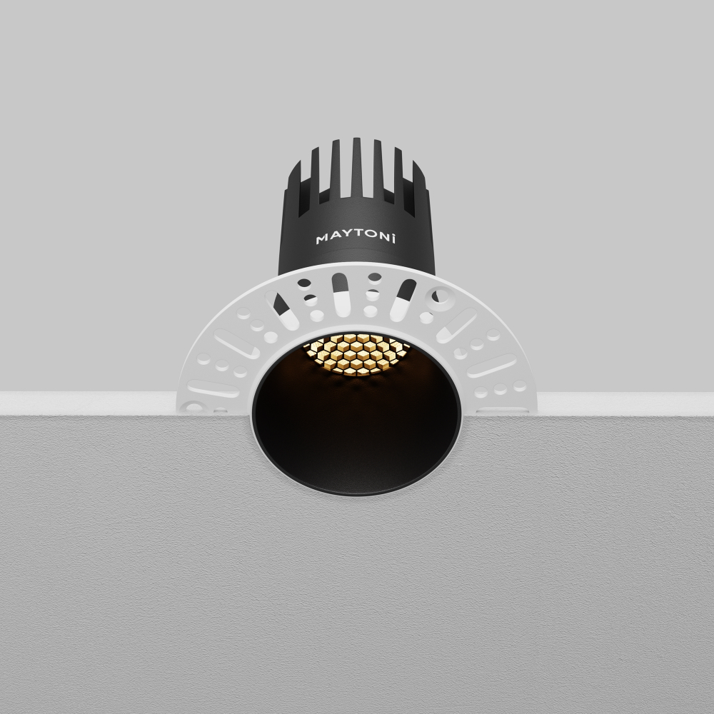 Встраиваемый светодиодный светильник Maytoni Dip DL120-10W-2.7K-TRS-B