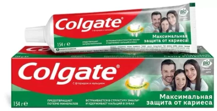 Зубная паста Colgate Максимальная защита от кариеса Двойная мята, 100 мл