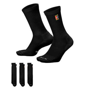 Теннисные носки Nike Everyday Elevated Crew 3P - black