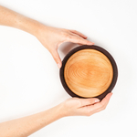 Деревянная глубокая тарелка из древесины сибирского кедра. T198