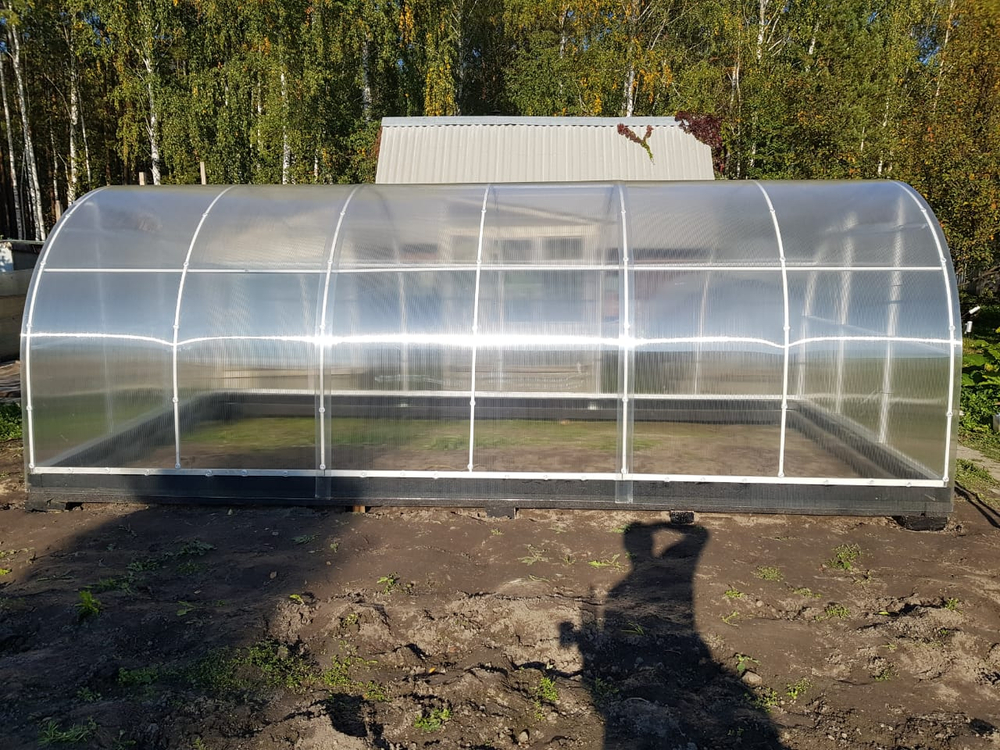 Каркас теплицы "Удачная" Оцинкованная Элитная 40*20мм шаг дуг 0.67м, Ширина 3м, высота 2,1м, длина 4м.