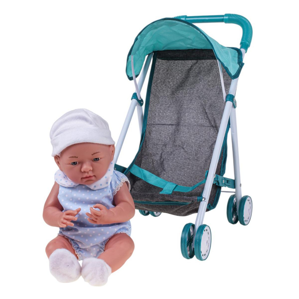 Коляска для кукол сидячая, пакет 935-15