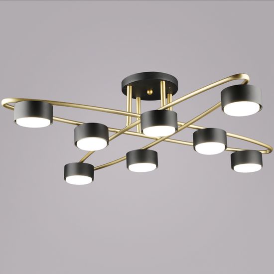 06658-0.3-08 GD+BK GX53 светильник потолочный