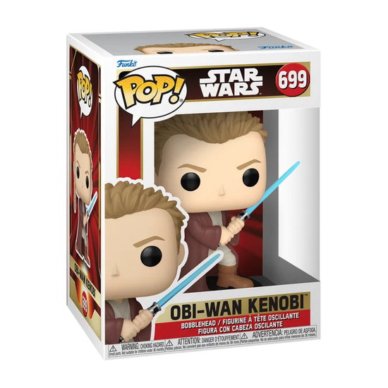 Фигурка Funko POP! Bobble Star Wars Ep 1 TPM 25th Obi-Wan Kenobi (Young) (699) 76018