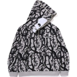 A Bathing Ape Trial Camo Two Face Half Zip Pullover Худи
