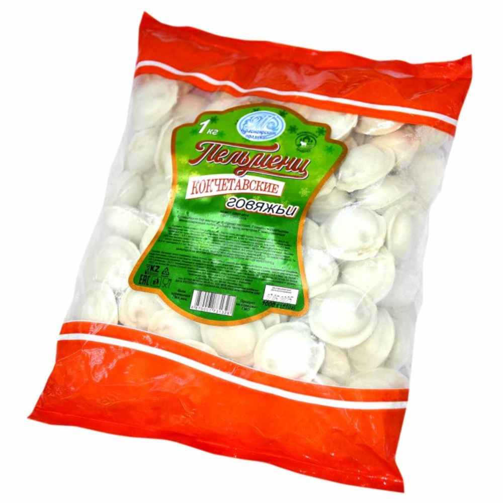 Пельмени говяжьи Красноярский продукт 1 кг