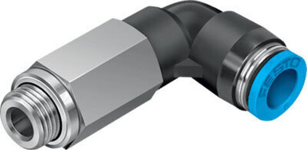 QSLL-G1/2-16 Угловой фитинг с цанговым зажимом, удлиненный