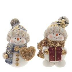 GAEM Фигурка декоративная "Снеговик", L6,5 W6,5 H11 см, 2в.