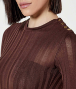 Платье Elisabetta Franchi - коричневый(AM38S51E2)