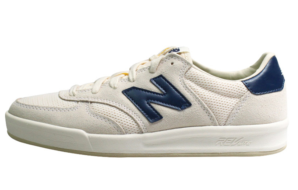 New Balance NB 300 flip-flops retro casual low-top sneakers for men and women with the same beige blue