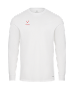 Футболка баскетбольная с длинным рукавом DIVISION PerFormDRY Pre-Match Longsleeve Jersey, белый