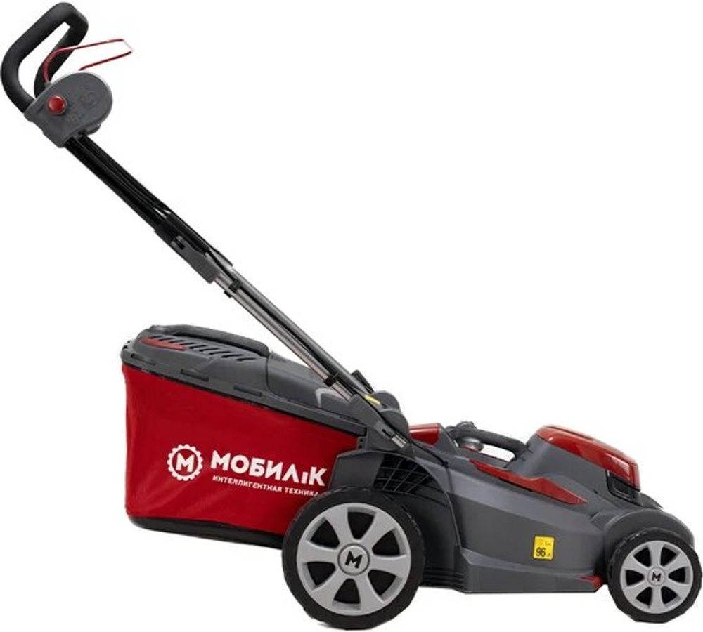 Газонокосилка аккумуляторная МОБИЛ К XMA37 КОМФОРТ с 2аккумуляторами по 4 Ач и двойным зарядным устройством.