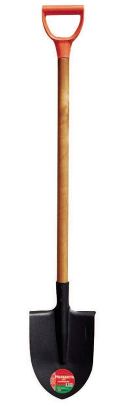 Лопата штык. БЕЛЦЕНТРОМАШ "Молодость моя" с лакир.черенком 128см (0915-Ч)