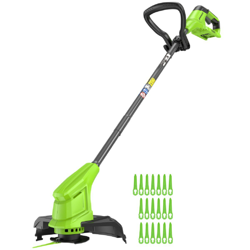 Триммер аккумуляторный GREENWORKS 2113307SA 24V, 25 см, с 1хАКБ 2 Ач и ЗУ