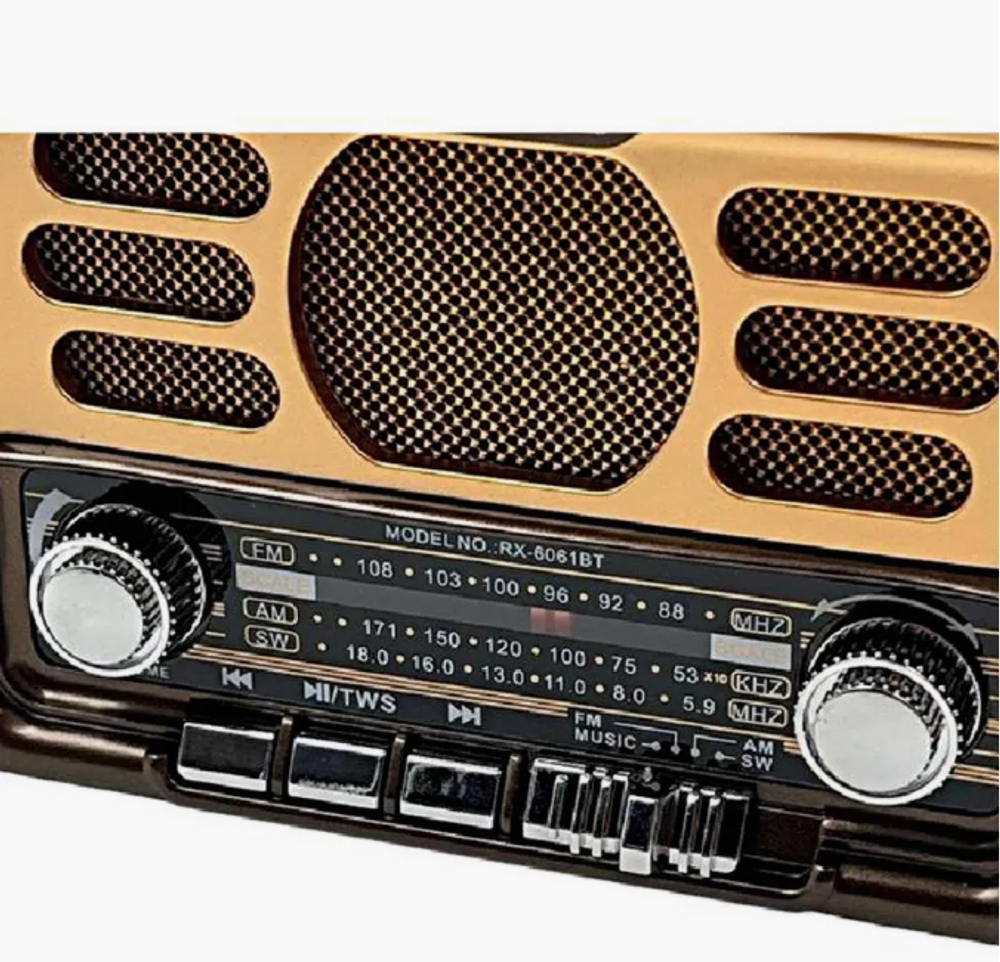 Радиоприемник сетевой COLON RX-6061BT РЕТРО Bluetooth Аккумуляторный