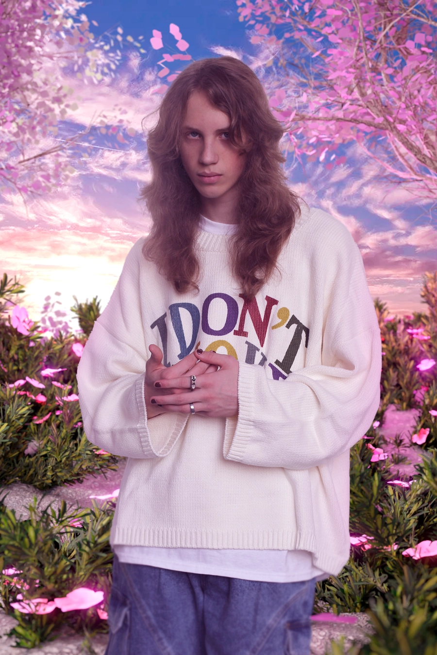 [FROM MOSCOW] Свитер DONSMOKE "Rainbow Logo" Oversized Knitted Sweater