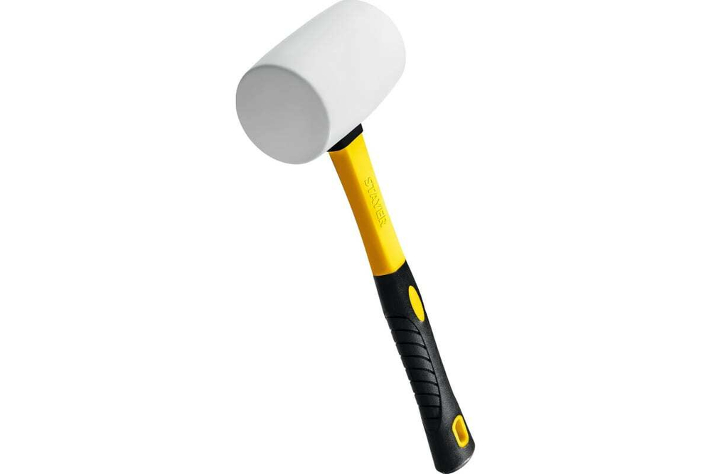 Белая резиновая киянка STAYER 680 г 20533-680