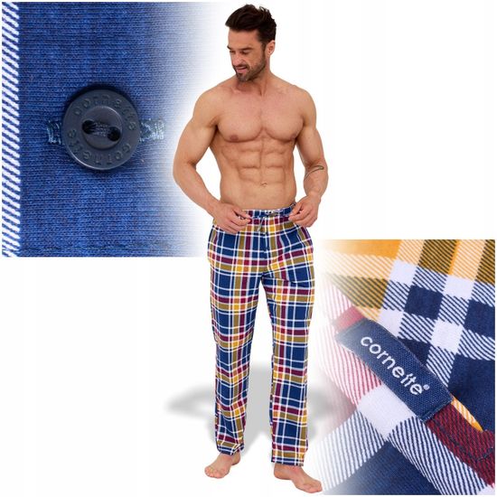 Брюки домашние мужские в клетку Cornette 691/53