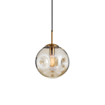 Pendant design lamp Wrin  ( Amber )