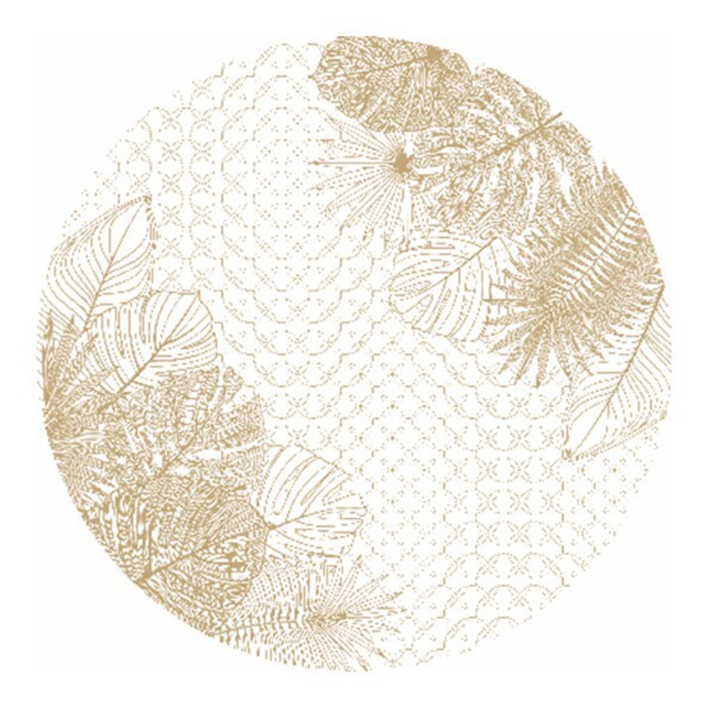 Сервировочная салфетка круглая 36 см Голден