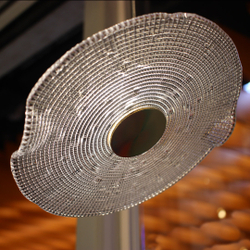 Подвесной светильник Cloyd GRAMMY P1 / Ø31 см - латунь розов. (арт.10704)