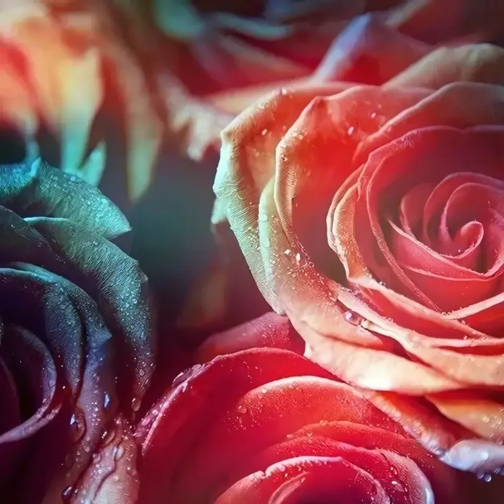 Картина 50*50 см «Розы» N320