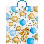 Пакет ПЭ с пластмассовыми ручками 38+3Артпласт НГ х150 (Елочка (комплект 10 шт)