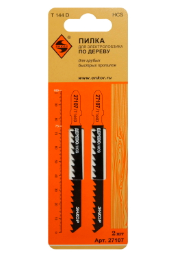 Пилка для электролобзика T144 D, 2 шт.