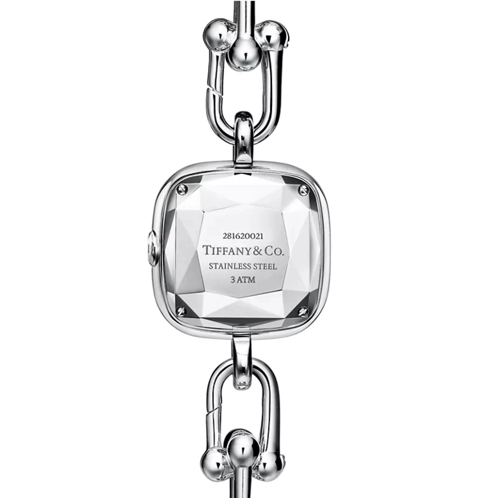 Часы - браслет из серебра 925 с бриллиантами, Tiffany 💠Hard Wear watch blue ||
