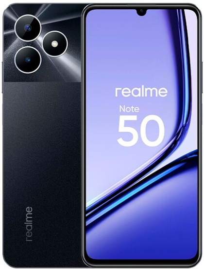 Смартфон Realme Note 50 4/128GB Полуночный черный