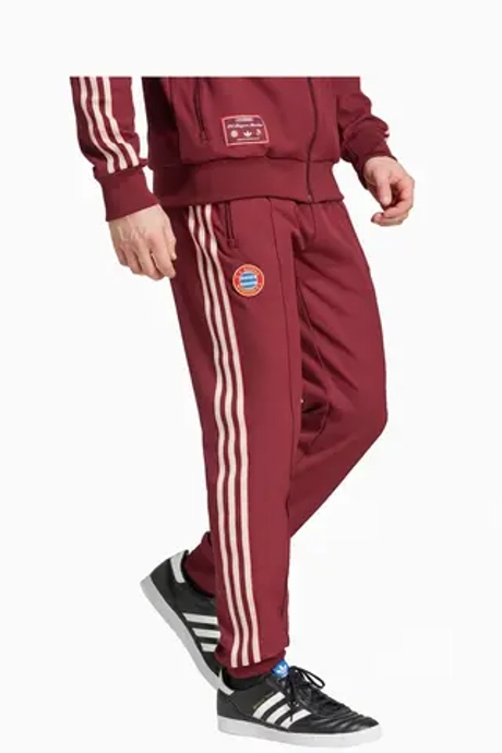 Штаны adidas FC Bayern 24/25 Terrace Icons - бордовый