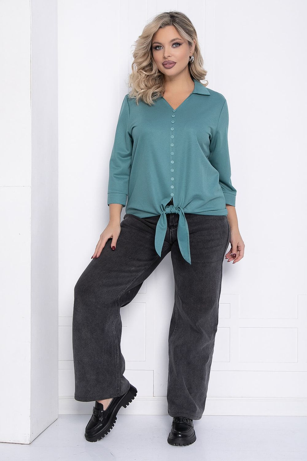 Блуза Монокини (светло-зеленое) Б12359-18 LT Collection