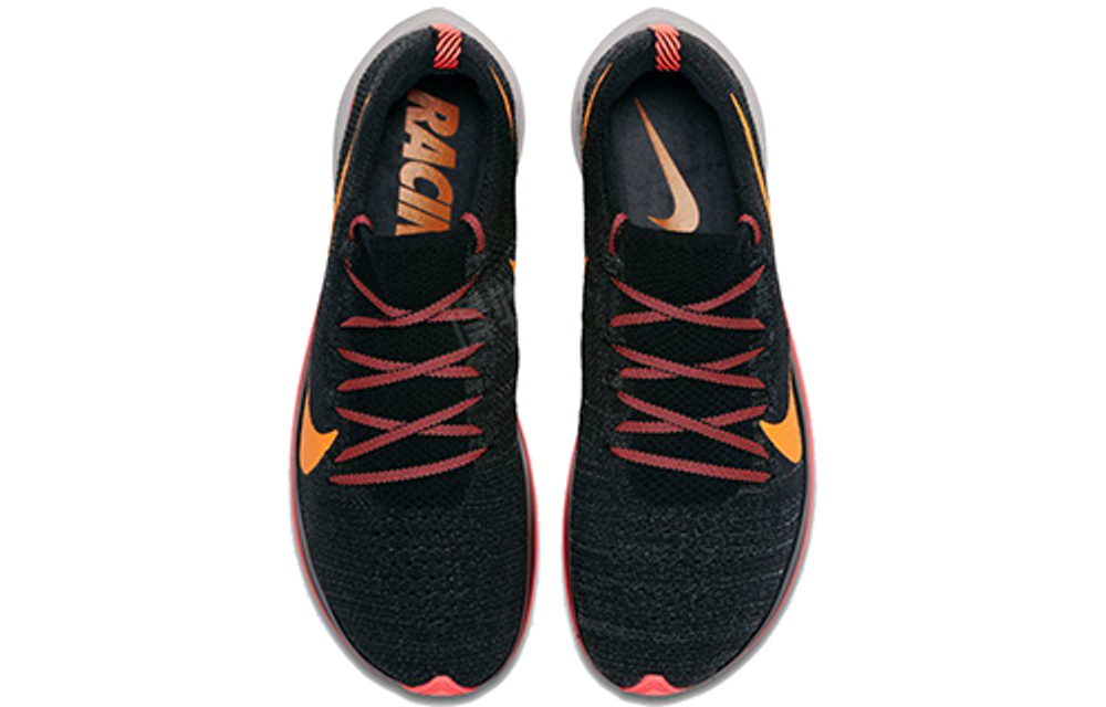 Кроссовки Nike Zoom Fly 1 Flyknit Black Orange Peel (Женская размерная сетка)