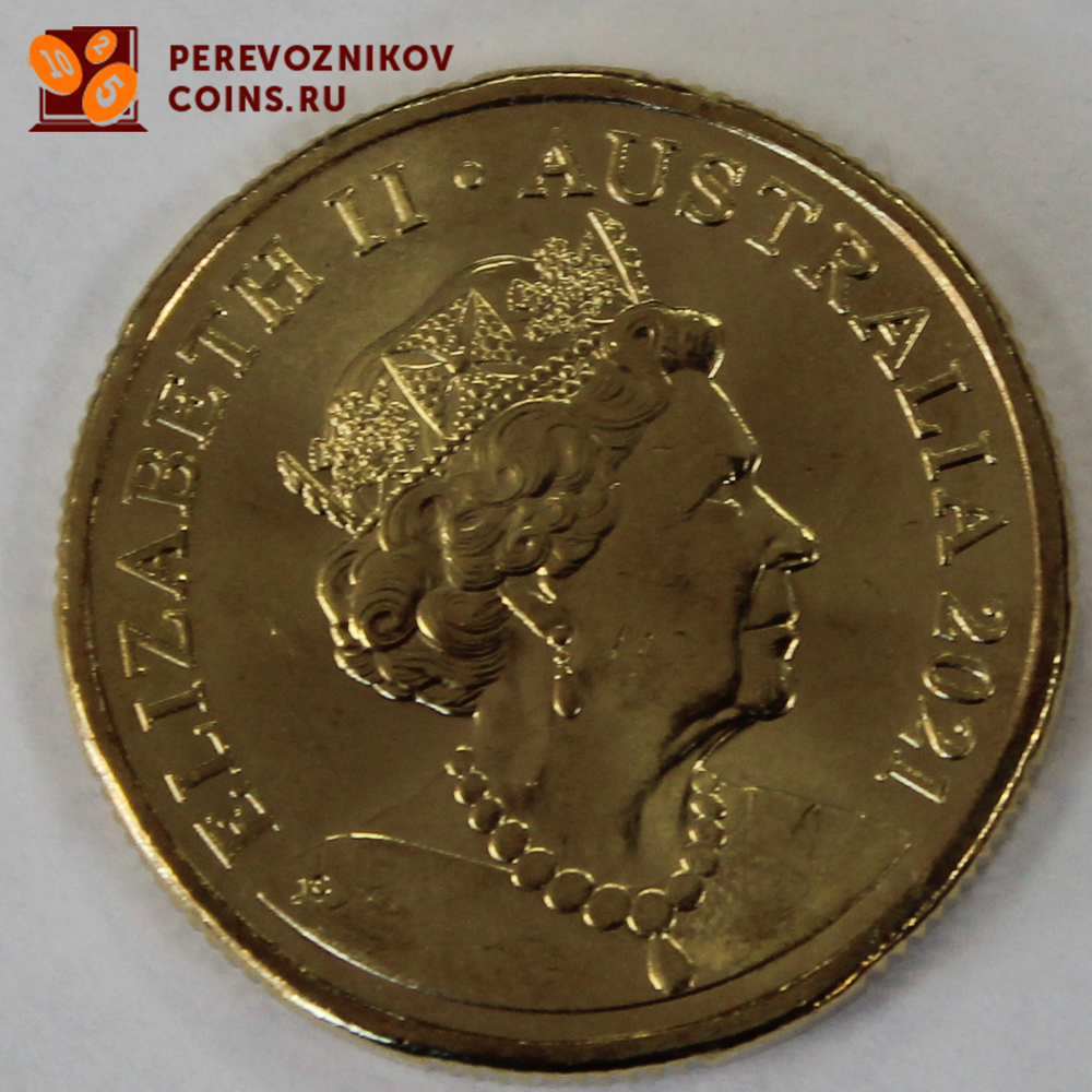 1 доллар 2021 серия Английский алфавит UNC (26шт Выпуск 2) Буквы Елизавета II Австралия