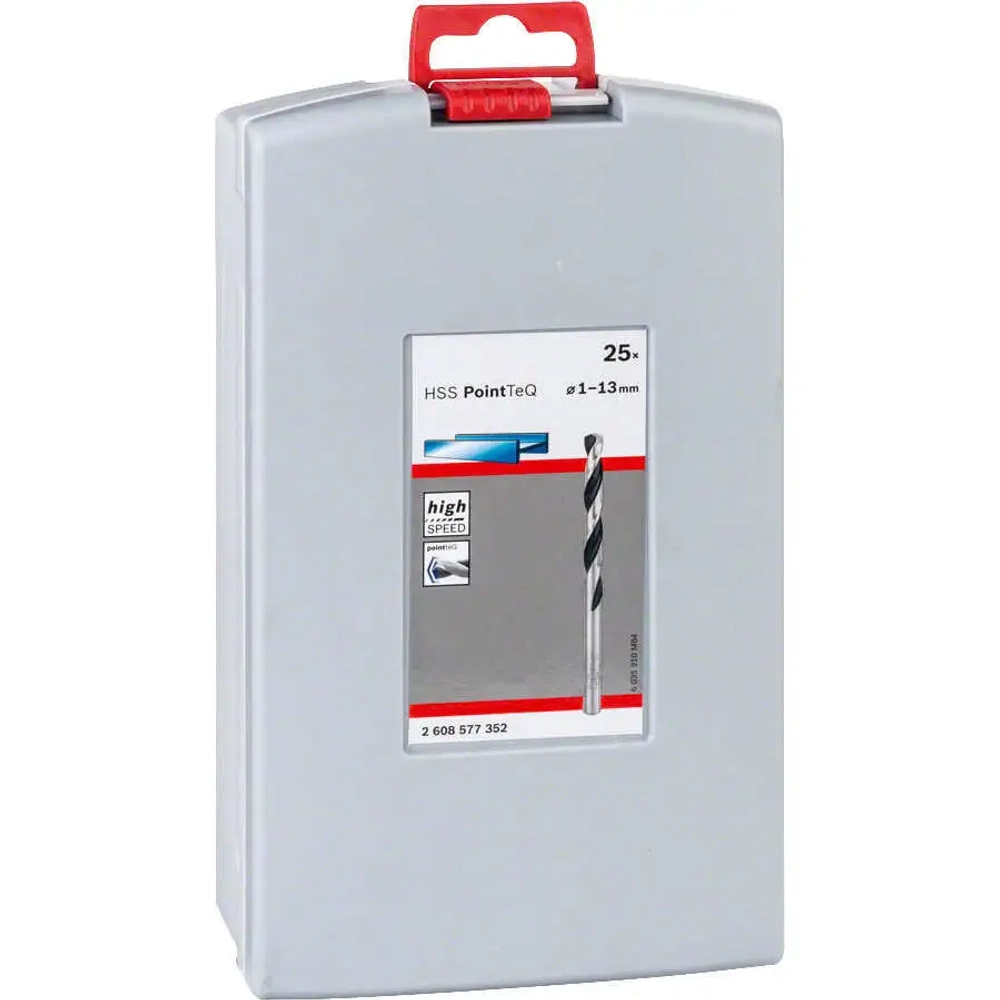 Набор ProBox из 19 спиральных свёрл HSS PointTeq, 1–13 мм BOSCH 2608577352