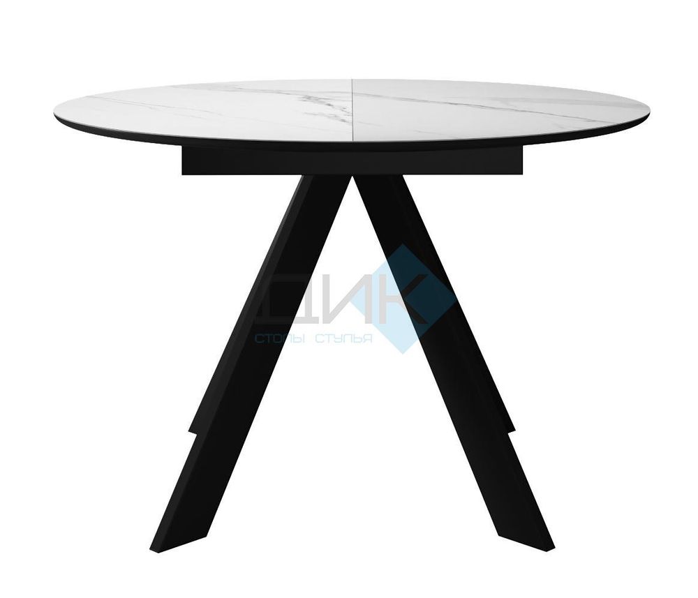 Стол DikLine SKC100 d1000 подстолье чёрное/опоры чёрные