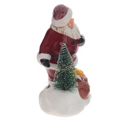 GAEM Фигурка декоративная с подсветкой "Дед Мороз", L12,5 W9,5 H18 см, (2хAAA н/п), 2в.