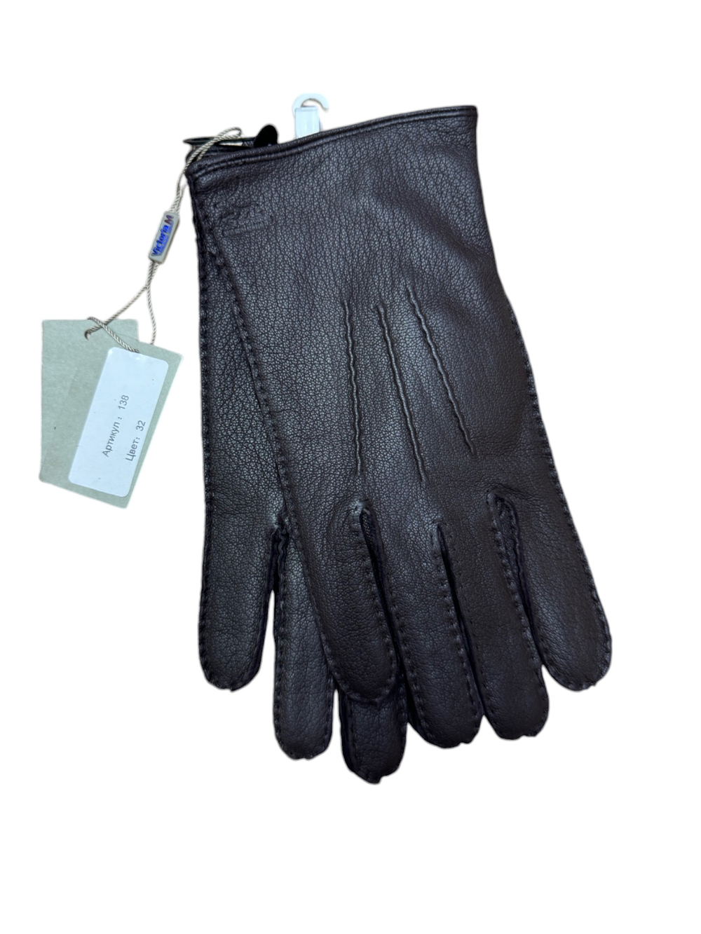 Перчатки. Мужские. Материал верха: Кожа оленя. Подклад: Трикотаж-шерсть.5 шт в упаковке.