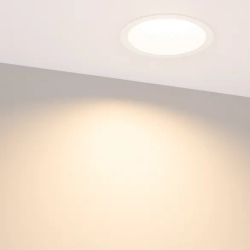 Светильник MS-DROP-BUILT-R137-24W Warm3000 (WH, 90 deg, 230V) (Arlight, IP54 Металл, 5 лет) 041463