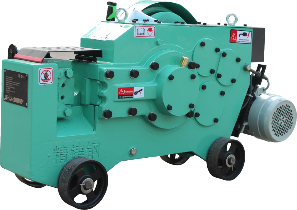 Станок для резки арматуры GIKS GQ40 - [3 кВт / до 40 мм]