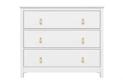 Комод Ellipse Wood 3 ящика Белый