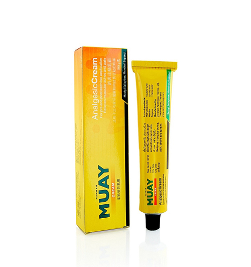 Спортивный разогревающий крем для тайского бокса Analgesic Cream Namman Muay