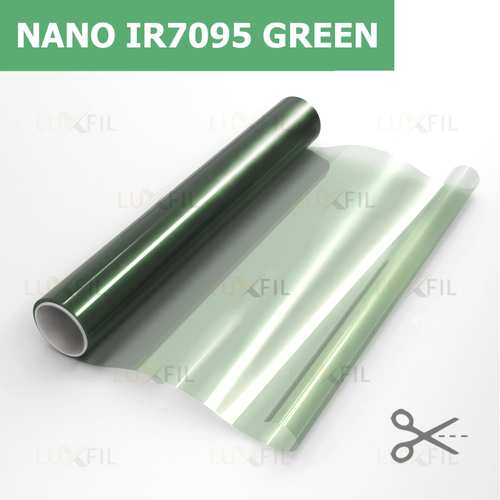 Пленка для окон атермальная NANO IR7095 Green нанокерамика LUXFIL, на отрез (ширина рулона 1,524 м.)