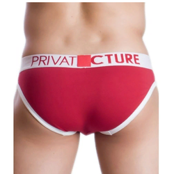 Мужские трусы брифы красные Private Structure NOS Spectrum Red Brief PST0055