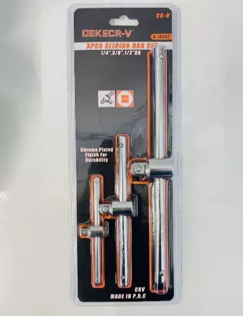 G-10257 / Набор воротков Т-образный для торцевых головок 1/4" 3/8", 1/2" 3шт