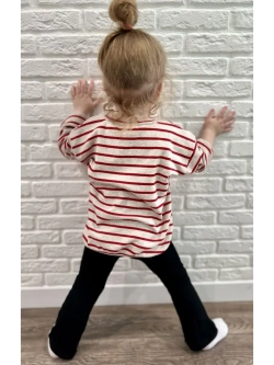 Лонгслив в полоску