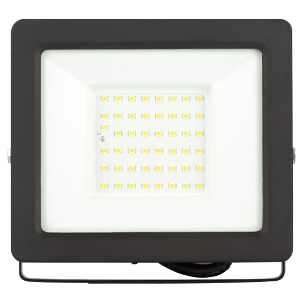 Прожектор светодиодный уличный ЭРА LPR-042-3-65K-050 50Вт 6500K IP65 встроенное фотореле гарантия 2 года | Прожекторы Стандарт