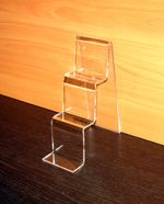 Подставка для кожгалантереи 3-х ярусная акриловая